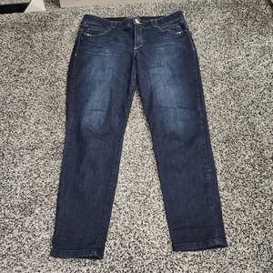 Democracy Ab Solution Skinny Jeans,Darkwash Stretch Women Sz 12, Style B1176BKAN